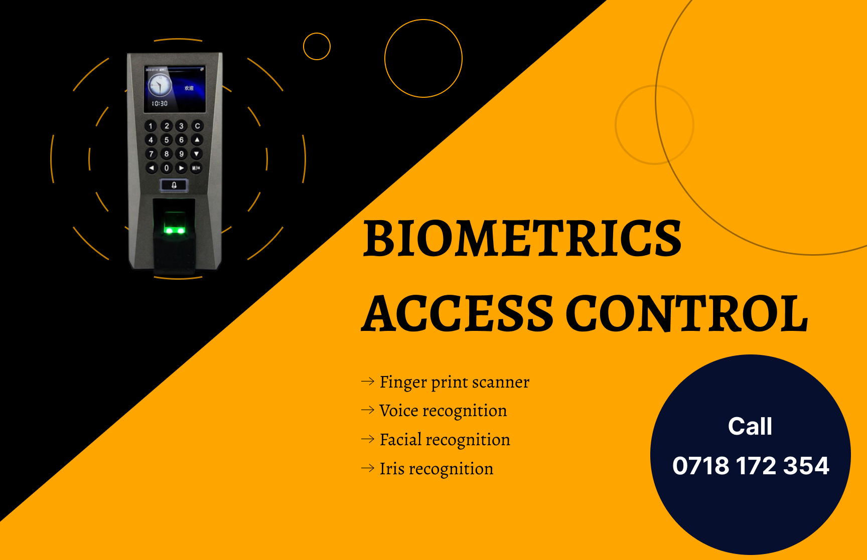 Biometrics Access Control